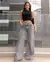 Calça Jeans Feminina Wide Leg Relaxed Cintura Baixa Vintage - comprar online