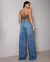 Calça Jeans Wide Leg Feminina Relaxed Cintura Baixa na internet