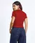 Imagem do Baby Look Gola Alta Feminina Cropped Premium