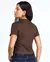 Baby Look Gola Alta Feminina Cropped Premium - BE GRINGA