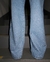CALÇA JEANS WIDE LEG CLOCHARD FEMININA CINTURA ALTA COM APLICAÇÃO - BE GRINGA