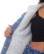 Imagem do PARKA SARJA FEMININA FORRADA COM CAPUZ JEANS