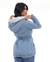 PARKA SARJA FEMININA FORRADA COM CAPUZ JEANS - comprar online