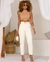 Calça Jeans Off Mom Feminina Cintura Alta com Cinto