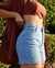 Shorts Jeans Mom Feminino Cintura Alta Básico na internet