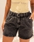 Shorts Jeans Mom Feminino Cintura Alta com Cinto - loja online
