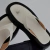 Chinelo Plataforma DuoColor Preto e Off White - comprar online