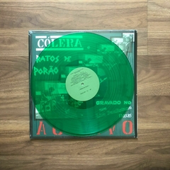 LP Cólera / Ratos De Porão – Ao Vivo No Lira Paulistana (2011) Disco verde - Molotov Discos 