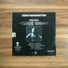 LP Geno Washington – Geno's Back! (1975) - comprar online