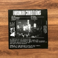 LP 7" Inhuman Conditions – Support (1990) Importado Alemanha - comprar online