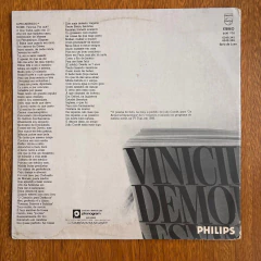 LP Vinicius De Moraes – Antologia Poética (1977) - comprar online
