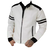 Beisbolera en cuero textil
