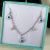 Choker Olho Grego Com Pedra Zircônia Em Aço Inoxidável