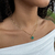 Colar Trevo Verde Banhado a Ouro 18K na internet