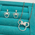 Conjunto Brinco e Colar Minnie Laço Bolinhas Aço Inoxidável