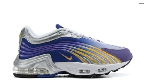 TENIS AIR MAX TN 2 AZUL/DOURADO