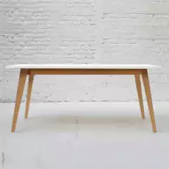Juego comedor Mesa 160 con 4 sillas Eames Blanco o Negro - comprar online