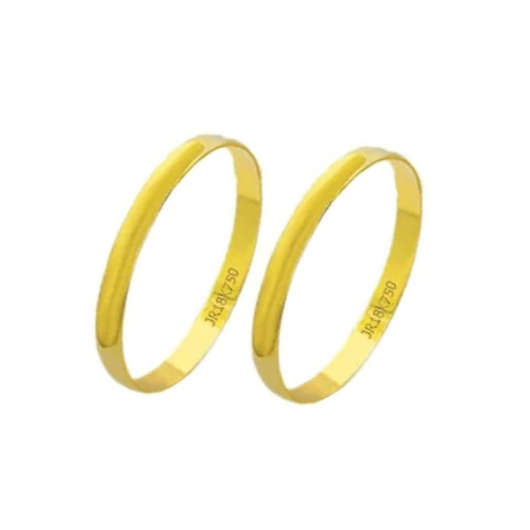 Aliança Eterna Paixão em Ouro 18k 2,3mm - comprar online