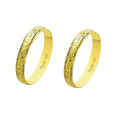 Aliança Endless Love em Ouro 18k, 3,5mm