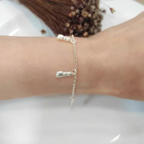 Pulseira Infantil Figa de Prata 925