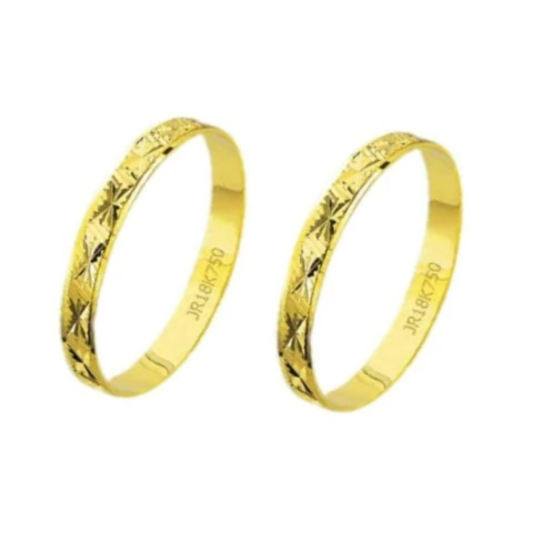 Aliança Laços Eternos 18k 2,80mm - comprar online