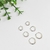 Trio de Argolas Fecho em Click Prata 925 - comprar online
