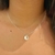 Colar Personalizado Letra Inicial - Alianças de Namoro, Noivado, Casamento - Mamma Mia Joias