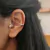 Piercing Fake/Falso Zircônias Prata 925 tamanho P