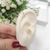 Piercing Daith Coração Cravejado Prata 925 Direito