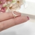 Piercing Falso Cruz Zircônia Prata 925 Direito - comprar online