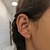 Piercing Fake de Elos Folheado à Ouro