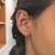 Piercing Fake Trançado Folheado à Ouro