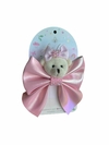 Laço Urso Rosa