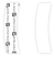 Cinta Doble Cara Tipo C Walker Tape Ultra Hold con 36 piezas