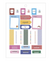 Adesivo para Planner Tilibra + 390 adesivos - comprar online