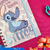 Caderno Smart Mini Disney Stitch com 80 Folhas Reposicionáveis 90g DAC