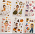 Adesivos Menininhas - A6 - 6 CARTELAS - colagens l art journal l aesthetic