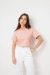 T Shirt Gola Baixa Rosé