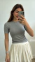 Baby look Cinza na internet