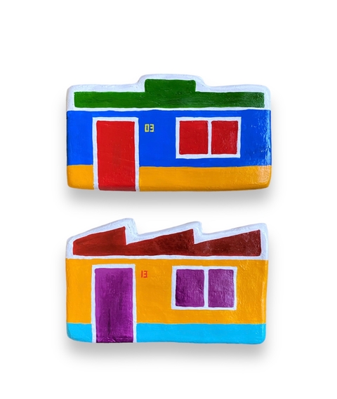 Conjunto Casinhas Coloridas