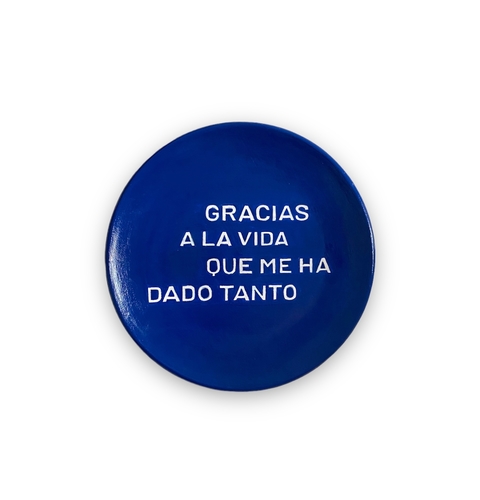 Prato Gracias A La Vida Azul