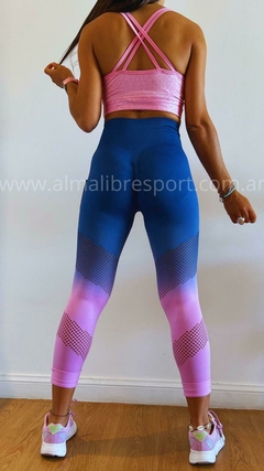 Calza Seamless Zoe (NUEVA! Sin las transparencias y CON cintura V!!) - Alma Libre Sport