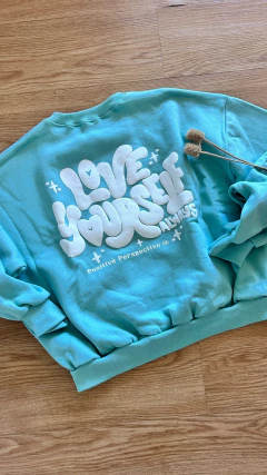 Imagen de Buzo Love yourself (con frisa)