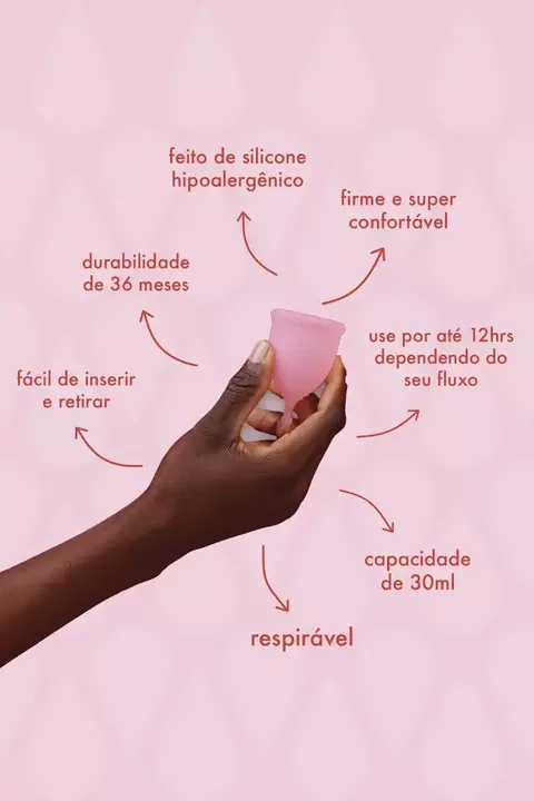 COLETOR MENSTRUAL DE SILICONE - comprar online