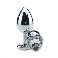 Imagem do PLUG ANAL TAMANHO P COM PEDRA EM FORMATO DE CORAÇÃO GENERAL IMPORT