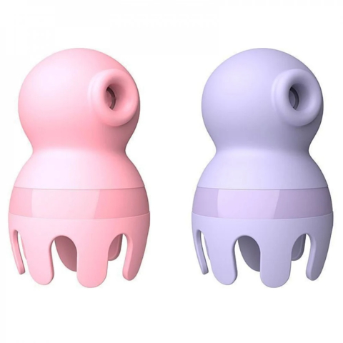 VIBRADOR DUPLO PULSAÇÃO E LÍNGUA OCTOPI 2 COM 12 MODOS