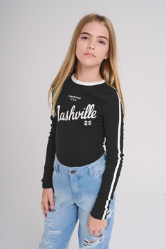 1171- REMERA MORLEY CON TIRA NEGRO en internet