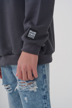 BUZO RUSTICO GRIS OSCURO - Gimos Tienda Mayorista