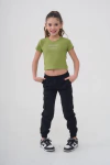 REMERA DIXIE CON TACHAS PISTACHO