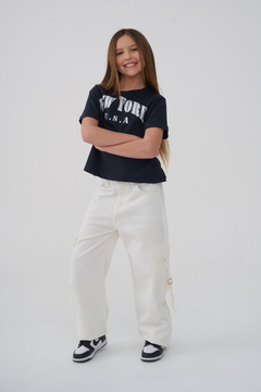 JEAN CARGO NENA BEIGE - tienda online